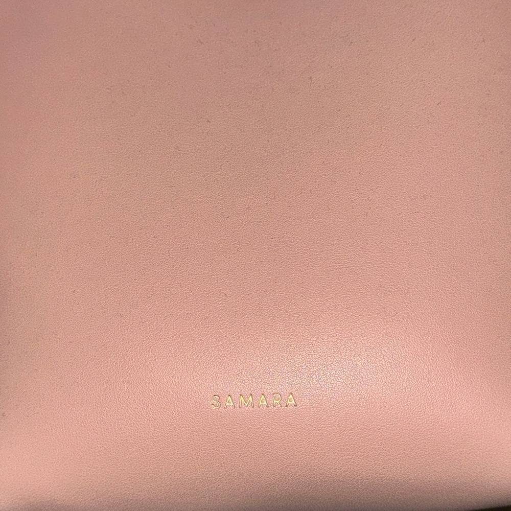 Samara Pink Leather Shoulder Bag - Picture 4 of 5